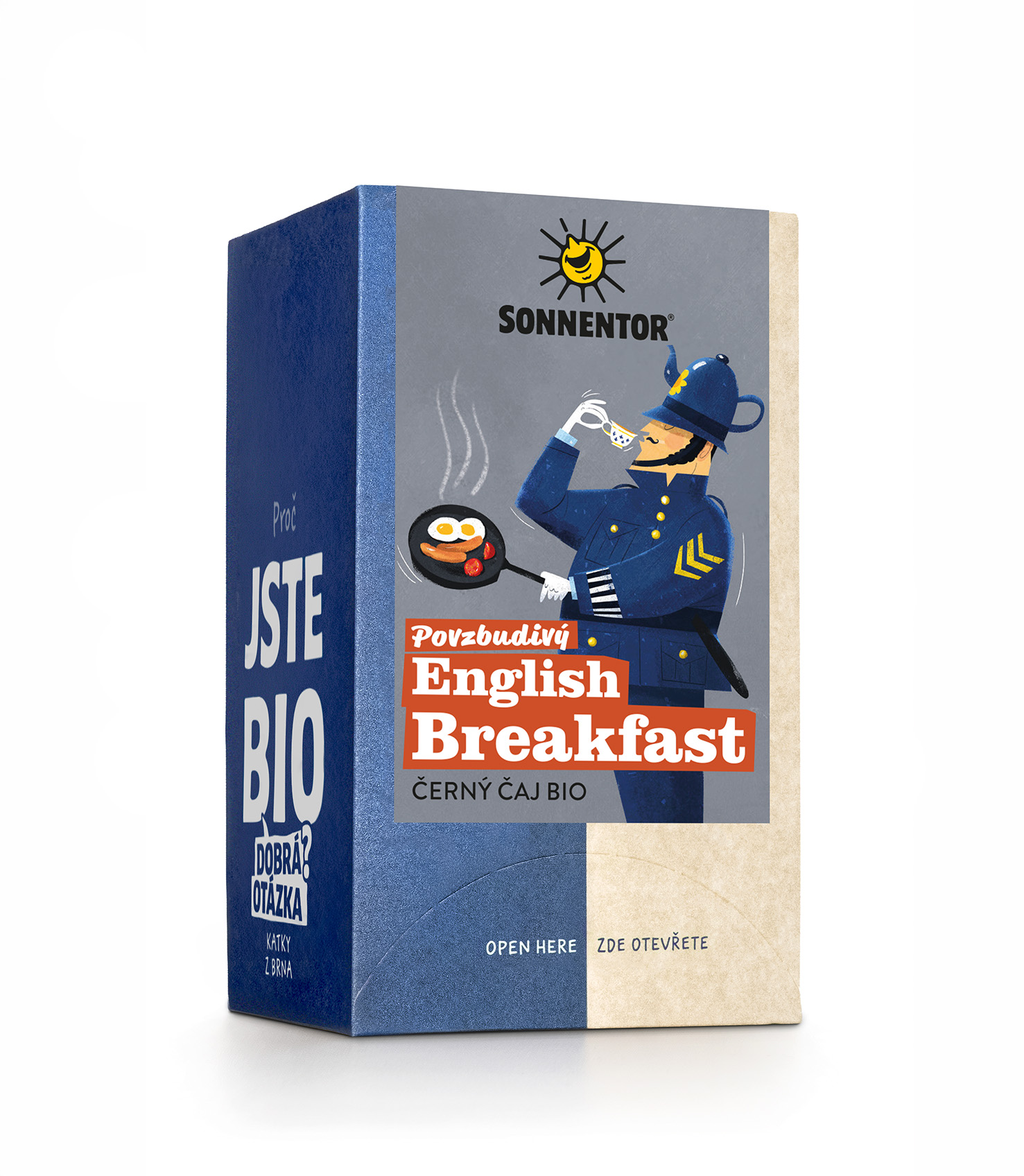 English Breakfast, černý čaj bio, 32,4g porc. 